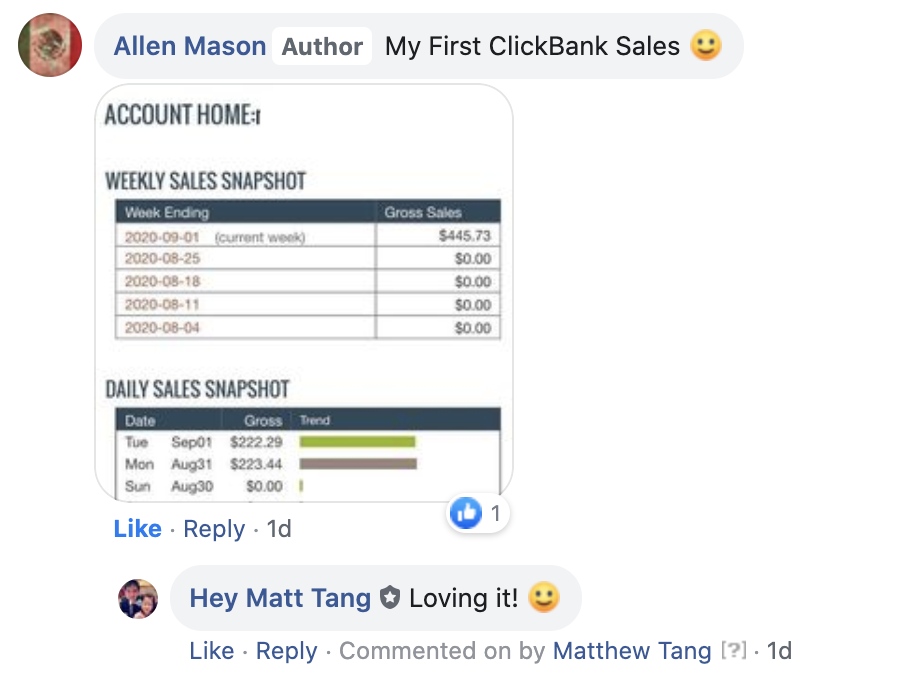 ClickWealth Testimonial by Allen Mason
